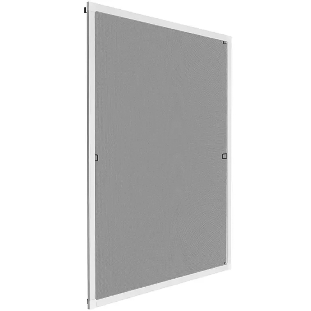 tectake White Individually Adjustable Fly Screen 100 x 80cm Image 1