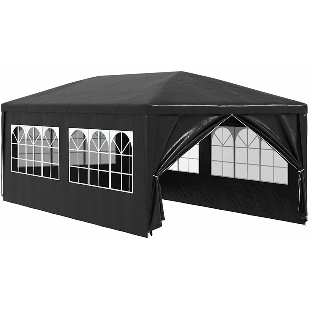 vidaXL 3 x 6m Anthracite Marquee Gazebo Party Tent Image 2