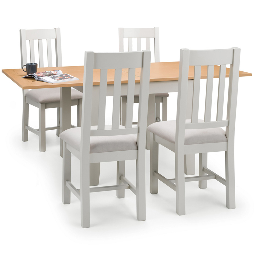 Julian Bowen Richmond 4 Seater Oak Flip Top Dining Table Image 8