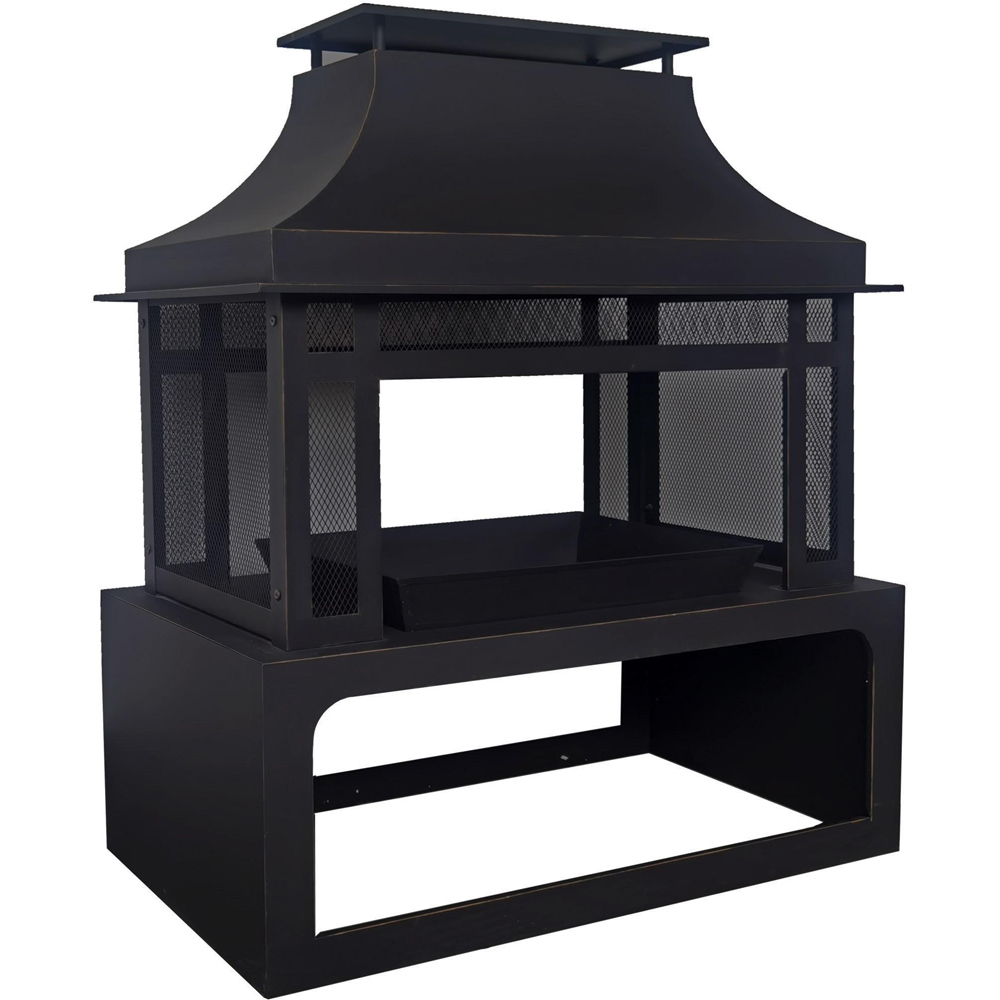 Callow Premium Black Large Fireplace Image 3
