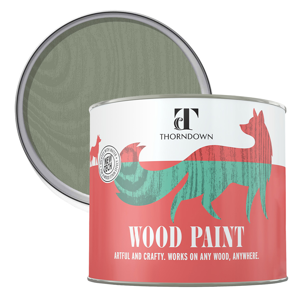 Thorndown Old Sage Green Satin Wood Paint 750ml Image 1