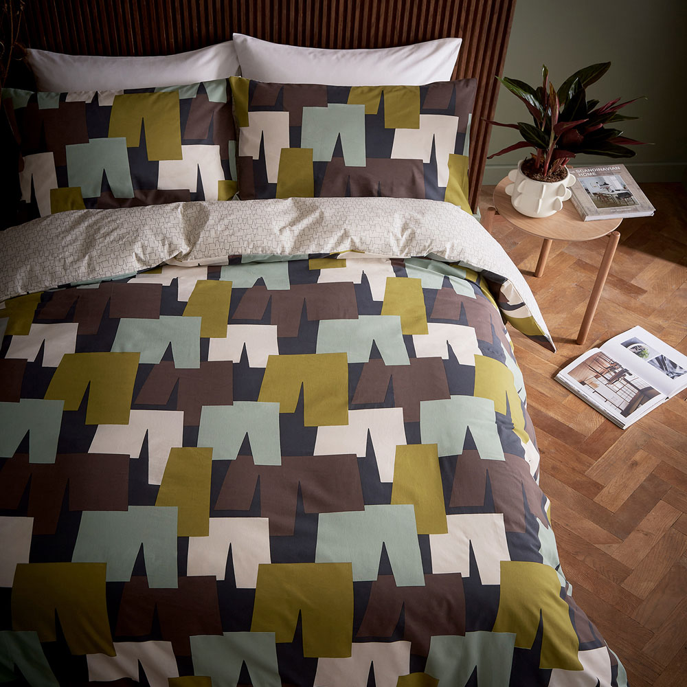 Helena Springfield Mika Super King Size Multicolour Duvet Set Image 3
