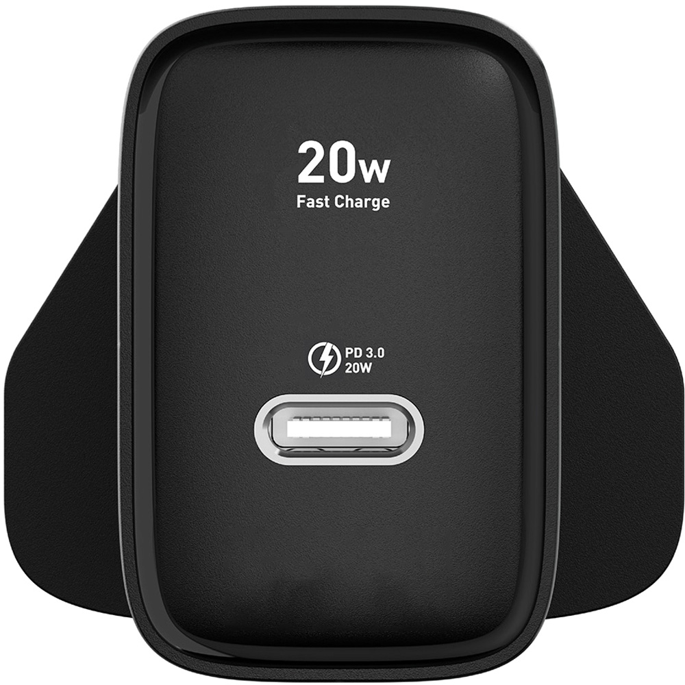 SilverLabel Black PD Mains Charger 20W Image 2
