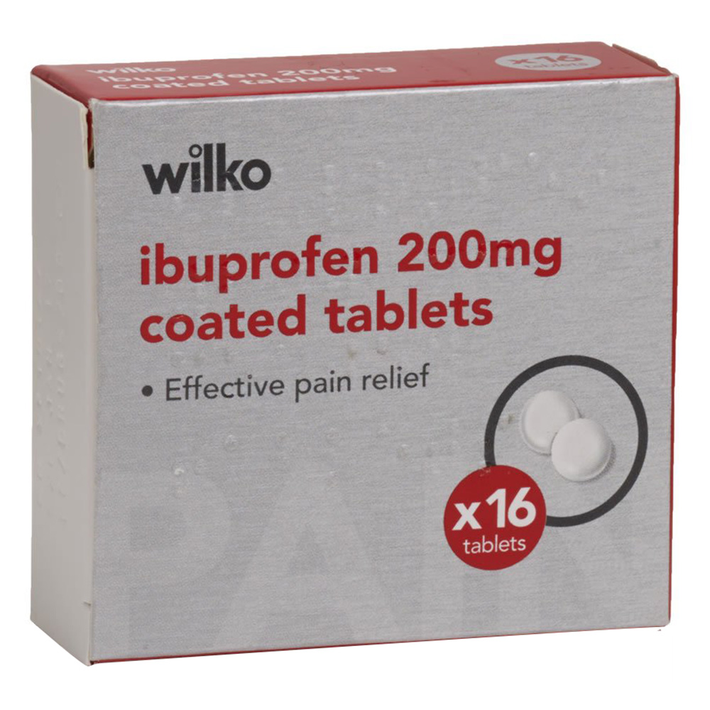 Wilko Ibuprofen 200mg 16pk Image