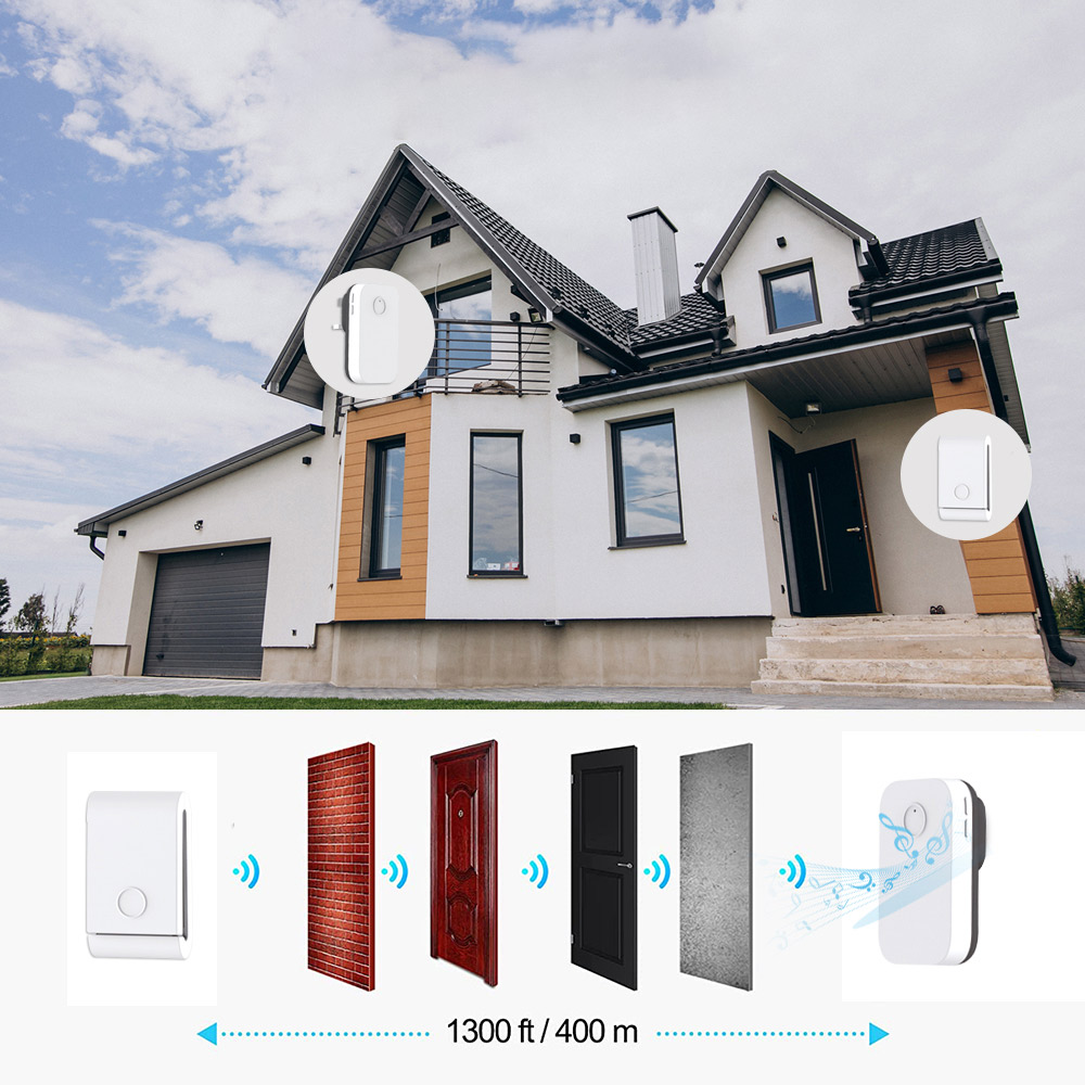 Ener-J Wireless Kinetic Doorbell and Chime Image 4