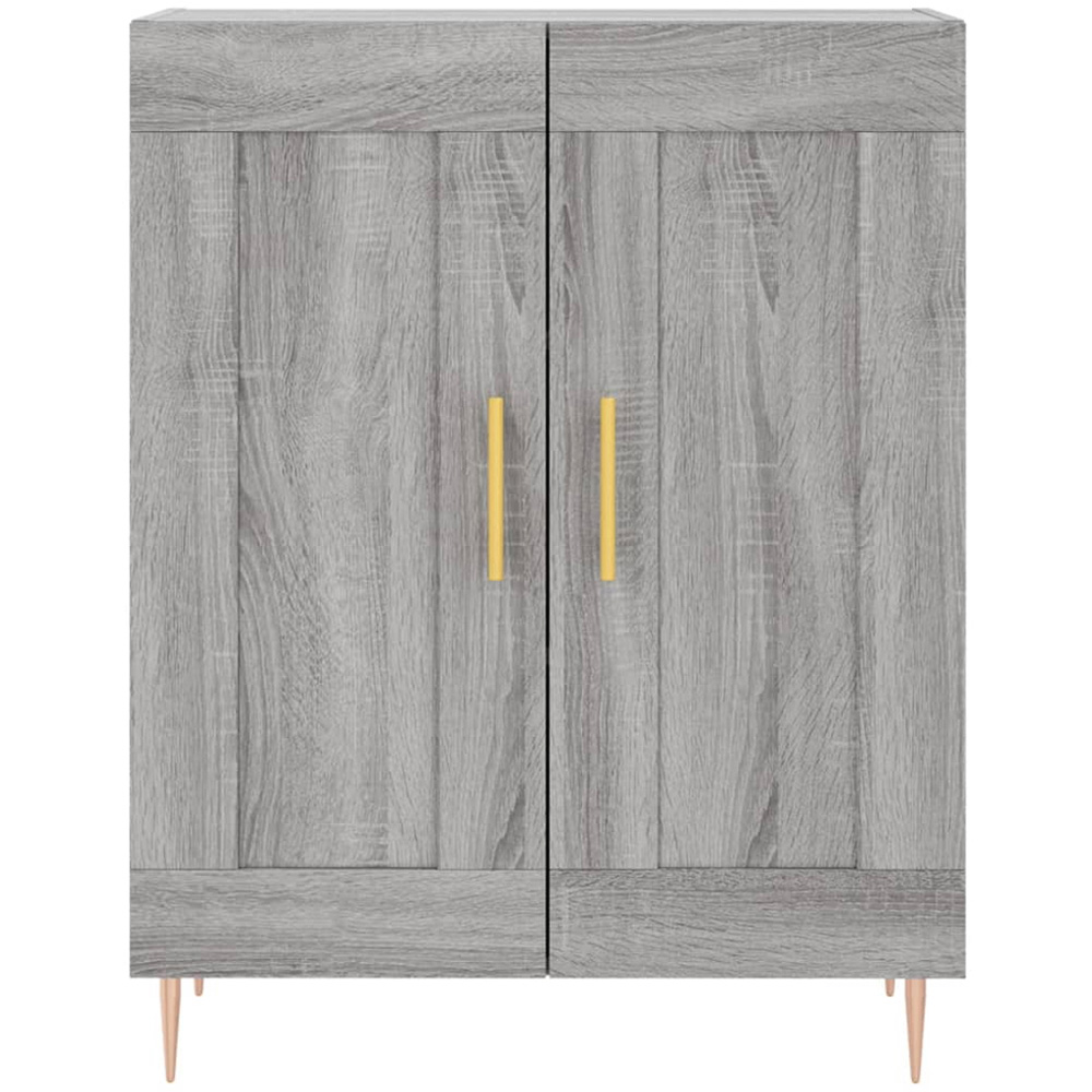 vidaXL 4 Door Grey Sonoma Highboard Image 7