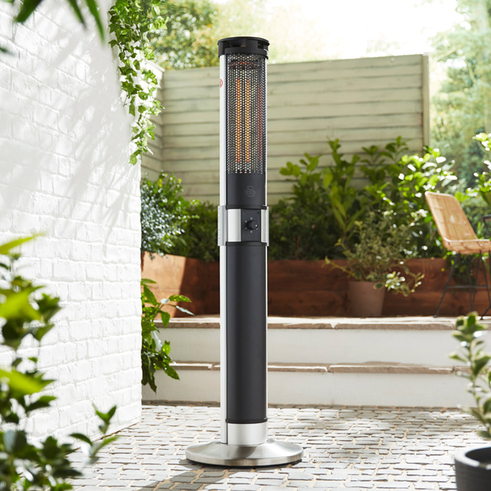 Swan Column Patio Heater 2000W Wilko