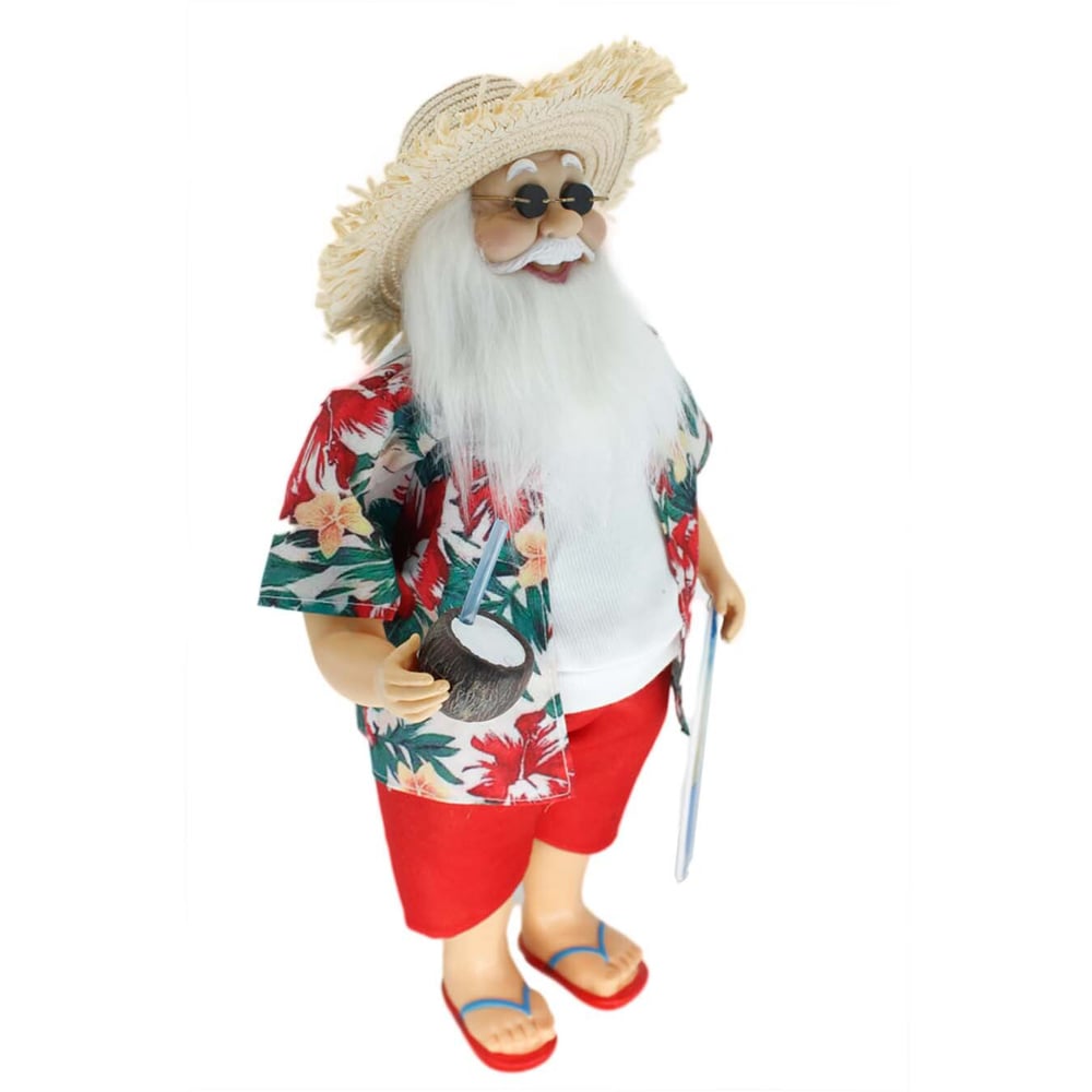 Holiday Standing Santa - Multicolour Image 3