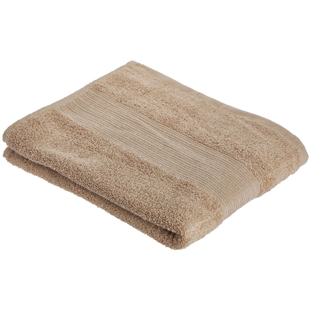 Wilko Supersoft Cotton Hummus Bath Towel Image 1