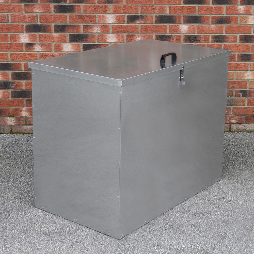 Monster Shop Galvanised Feed Store with 1 Compartment Image 3