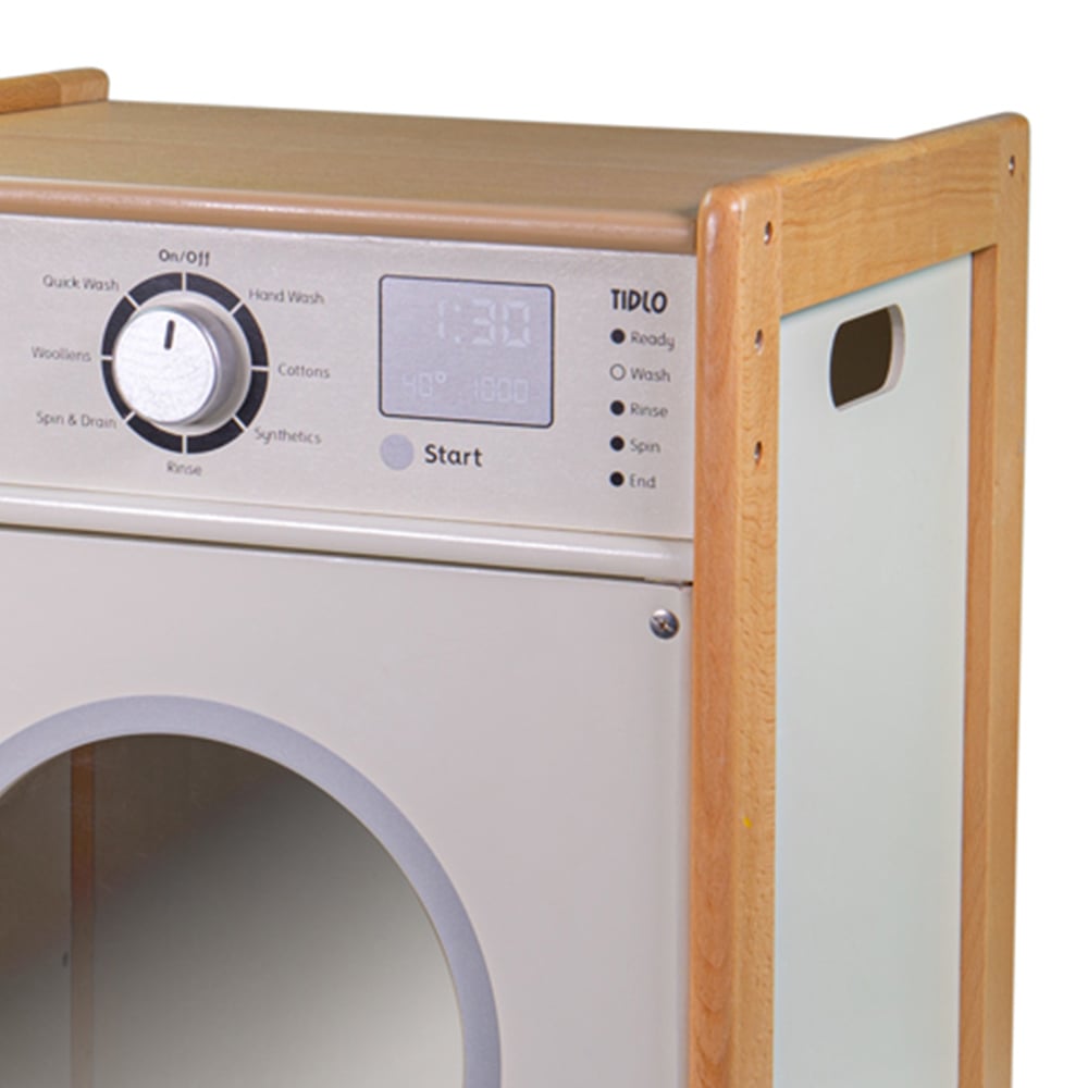 Tidlo Wooden Washing Machine Toy Wilko