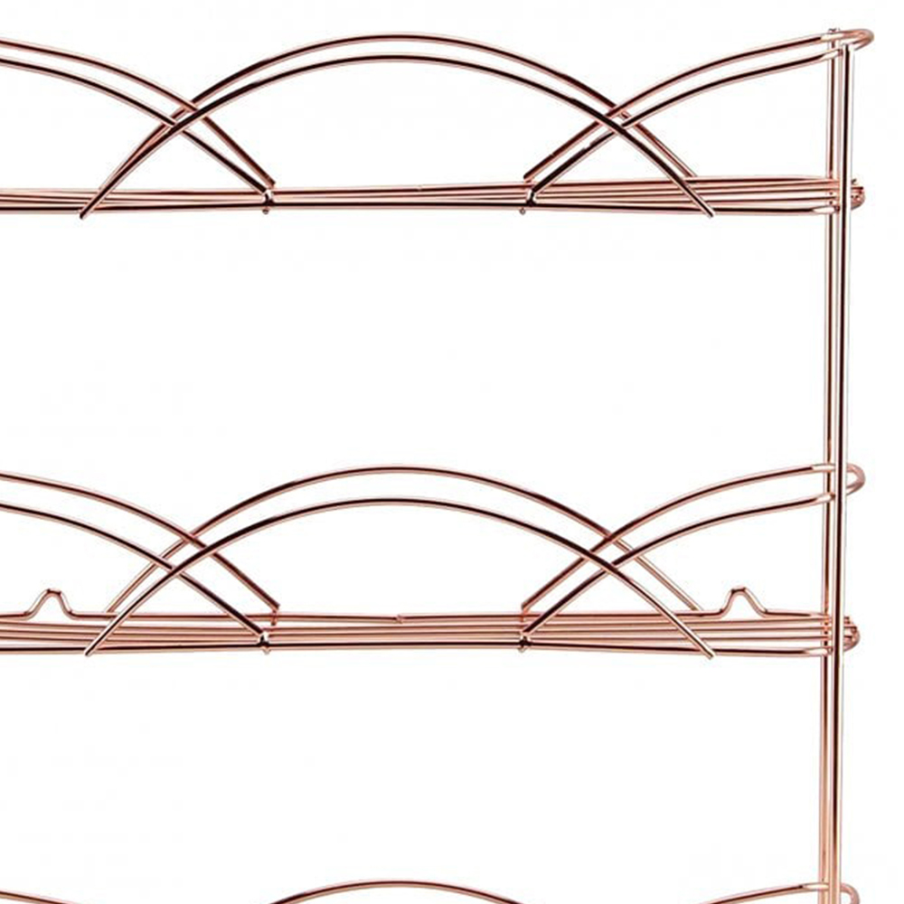 Neo Copper Free Standing 3 Tier Table Top Spice Rack Image 5