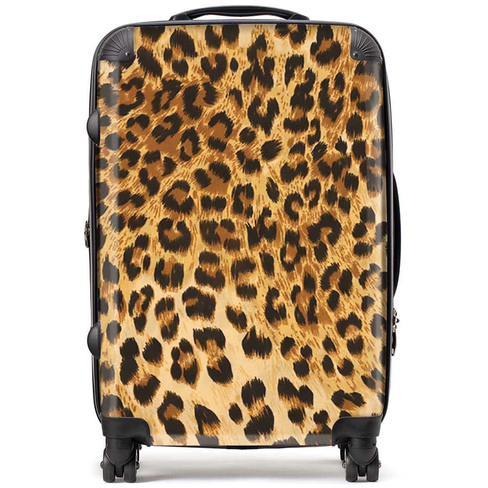 Warren Reed Designer Medium Wild Animal Pattern Suitcase Image 1