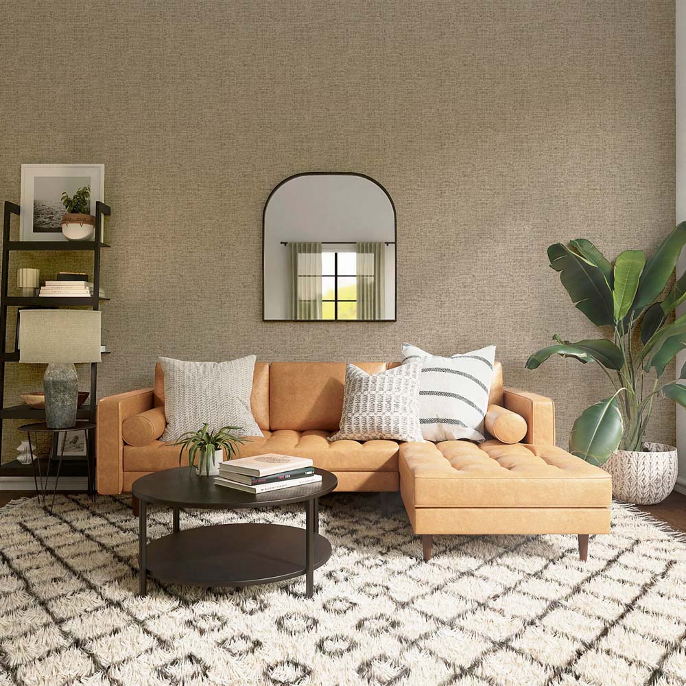 Arthouse Luxury Plain Champagne Gold Wallpaper Image 4