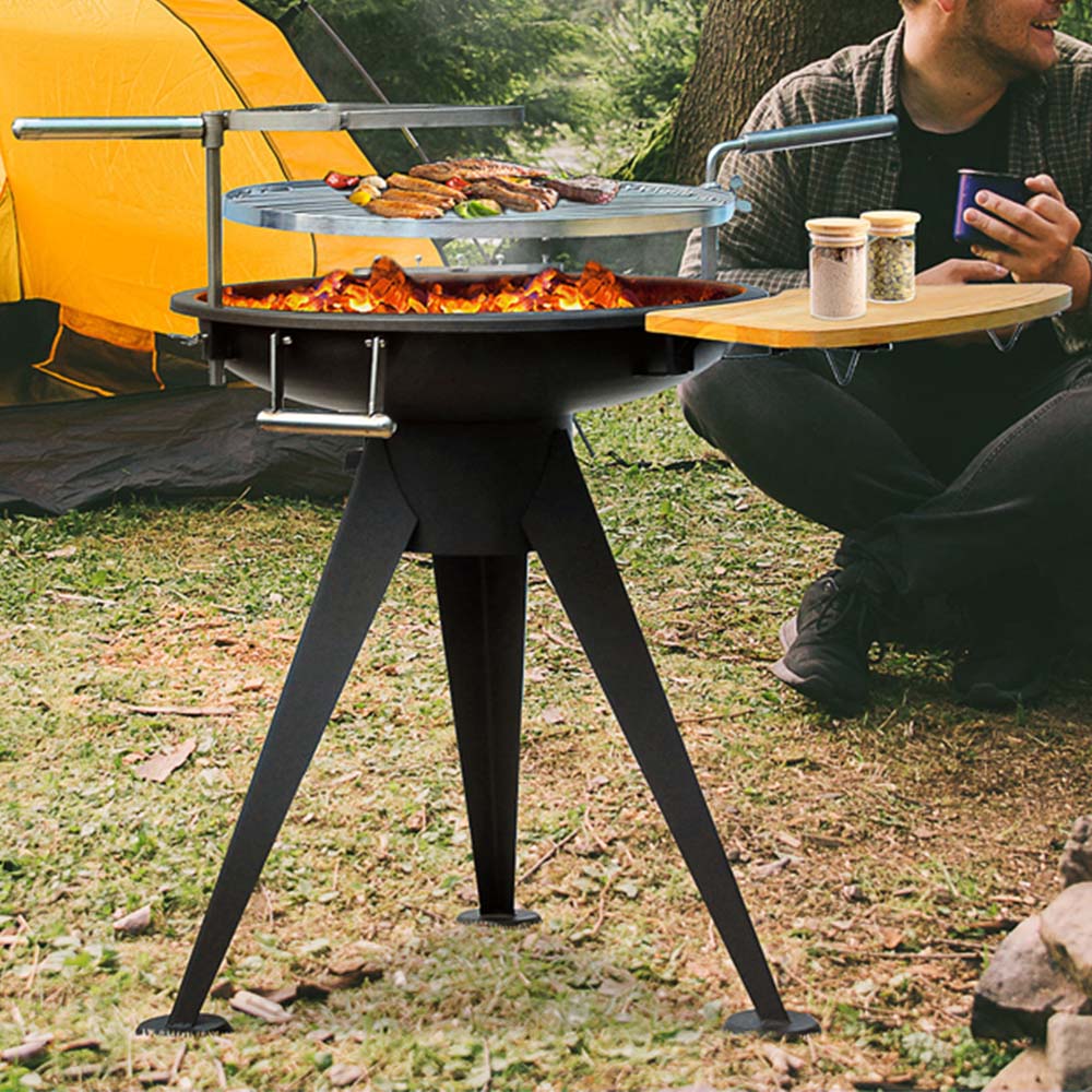 Outsunny Black Charcoal Barbecue Grill Image 2