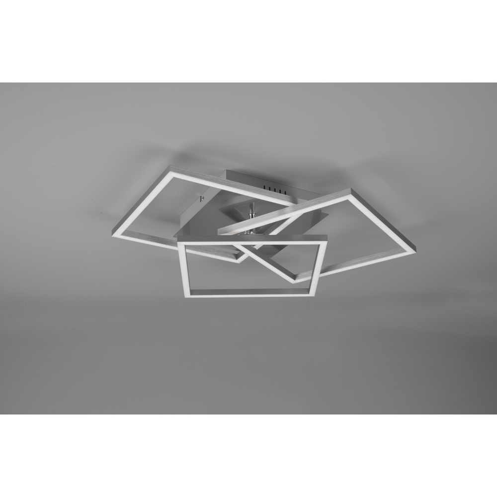 TRIO Mobile Nickel Matt Integrated LED Ceiling Light Image 9