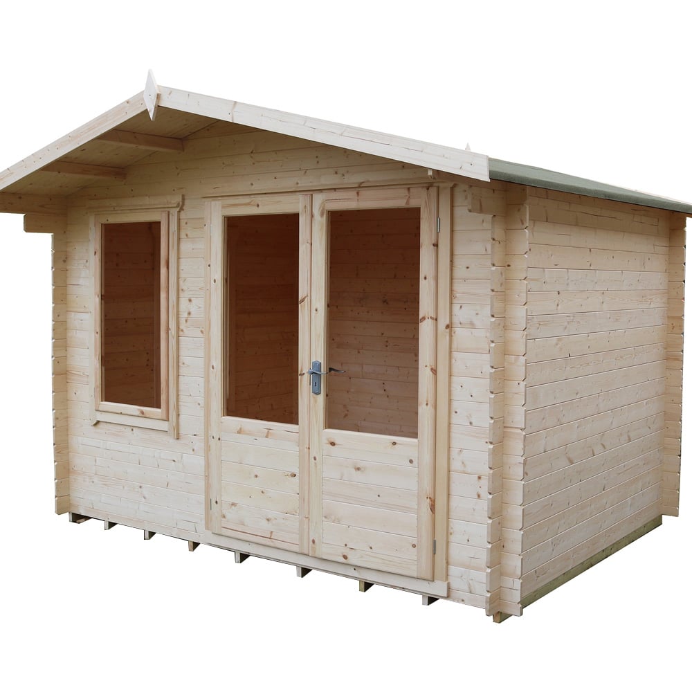 Shire Berryfield 11 x 8ft Wooden Log Cabin Image 1