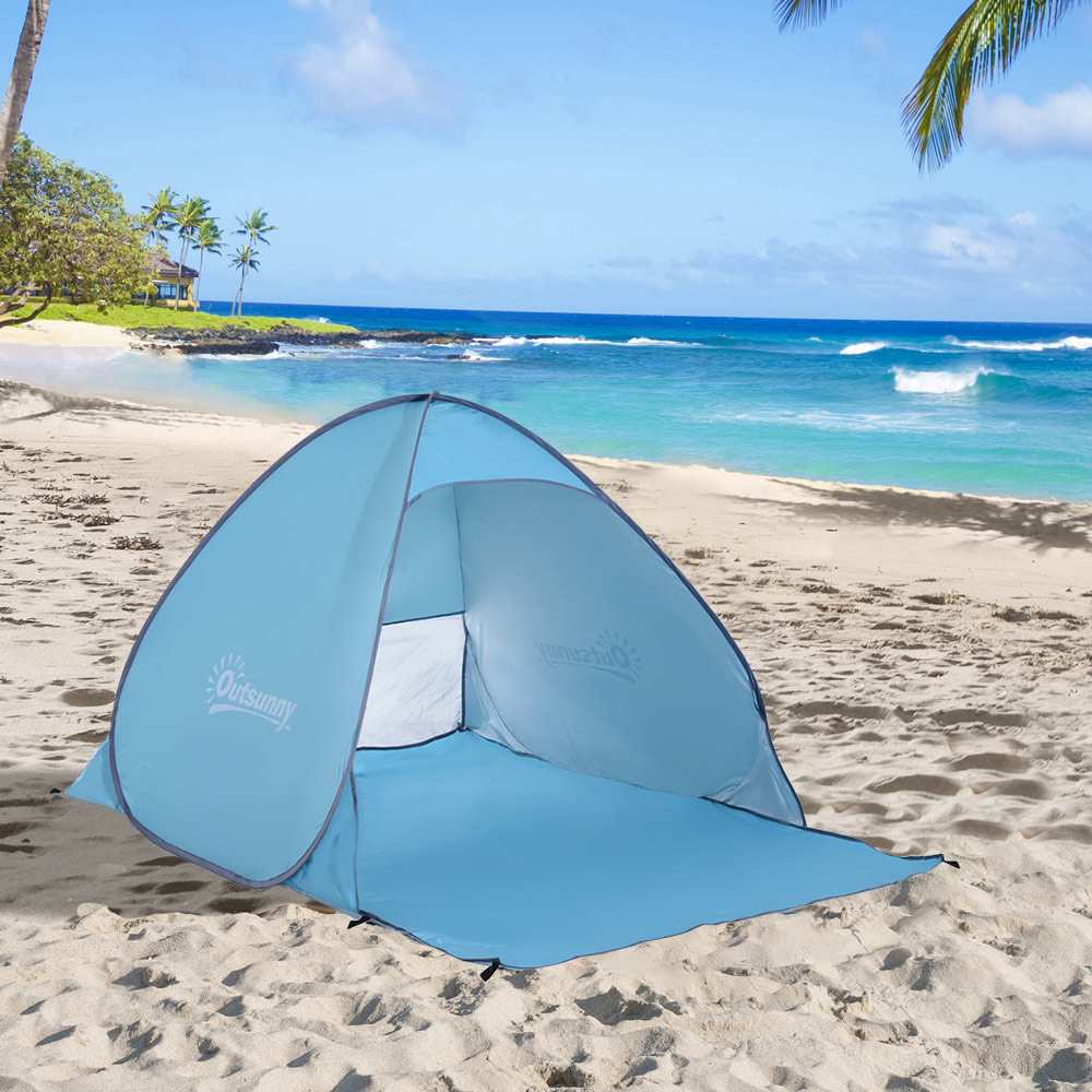 Outsunny 2-Person Pop-Up UV Tent Image 2