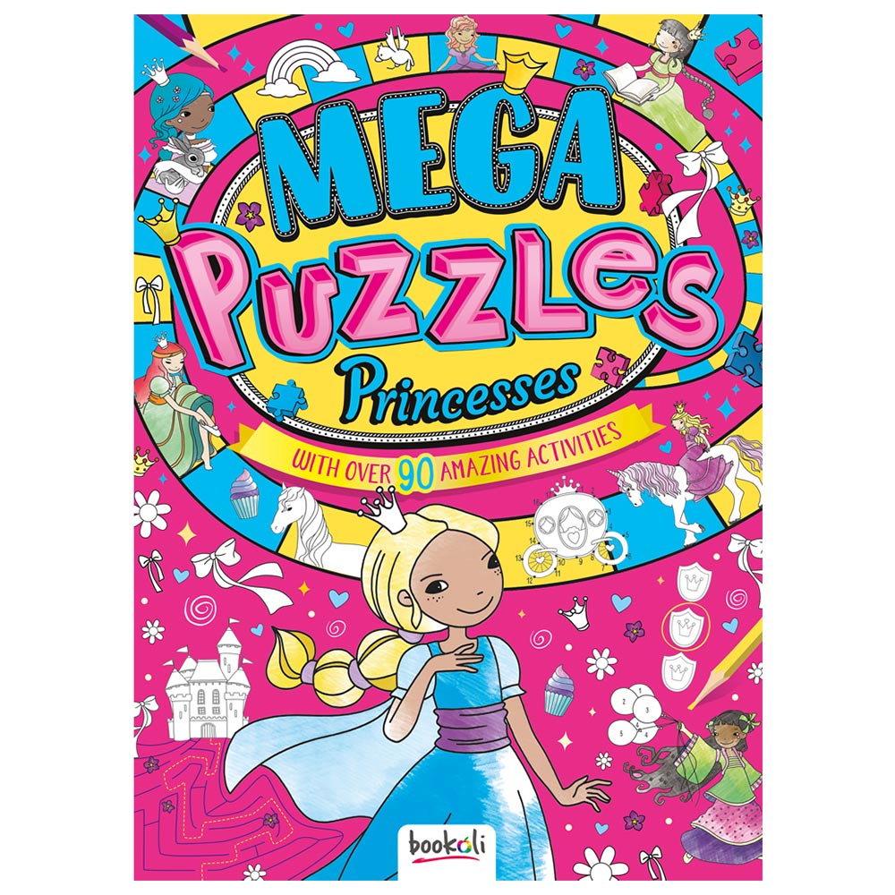Mega Puzzles Princess Book Image 1
