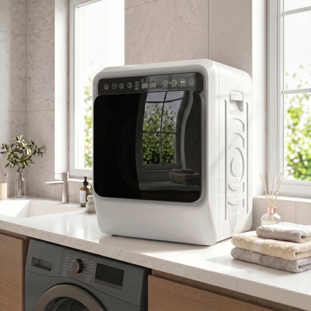 HOMCOM White Compact Front Vented Tumble Dryer 5kg 1000W Image 2
