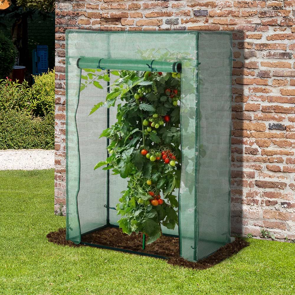 Outsunny Green PE 3.2 x 1.6ft Greenhouse Image 2