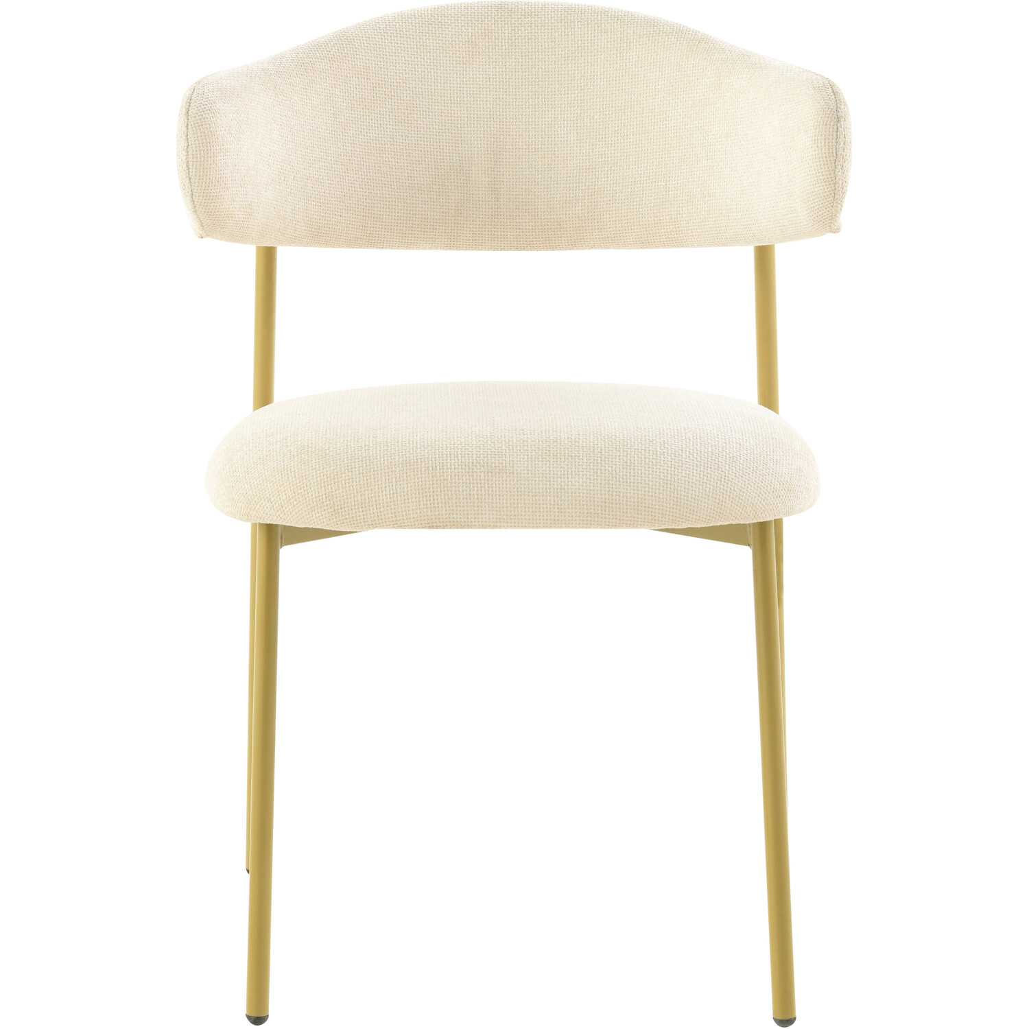 Palma Set of 2 Cream Dining Chairs Image 2