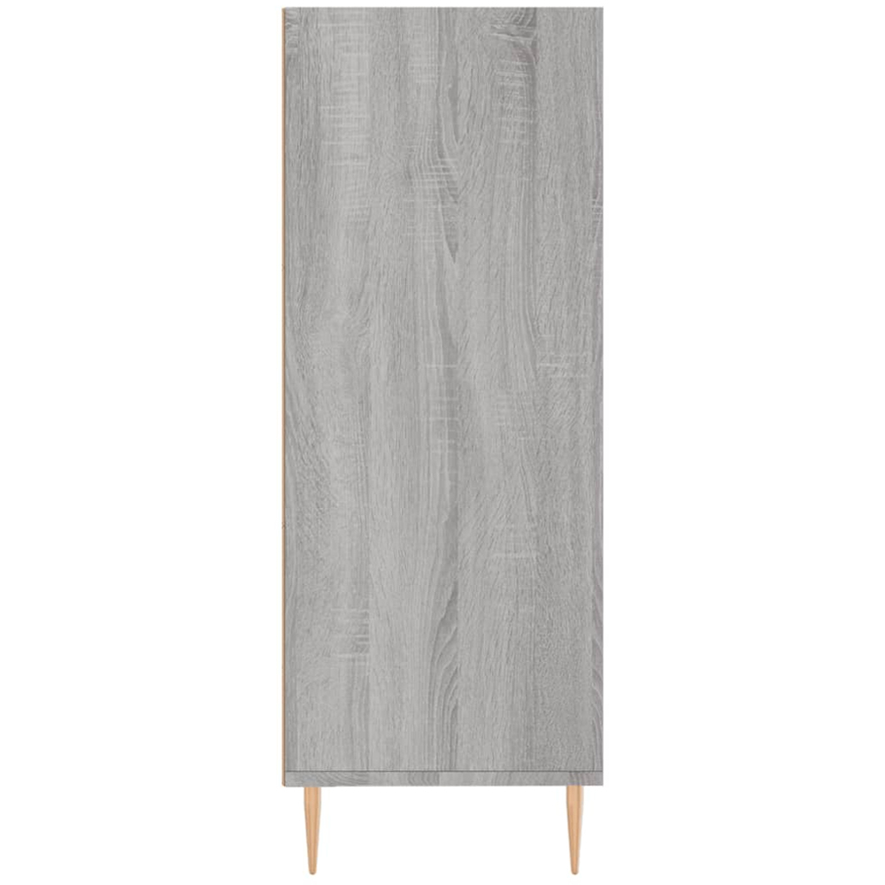 vidaXL 3 Shelf Grey Sonoma Bookcase Image 5