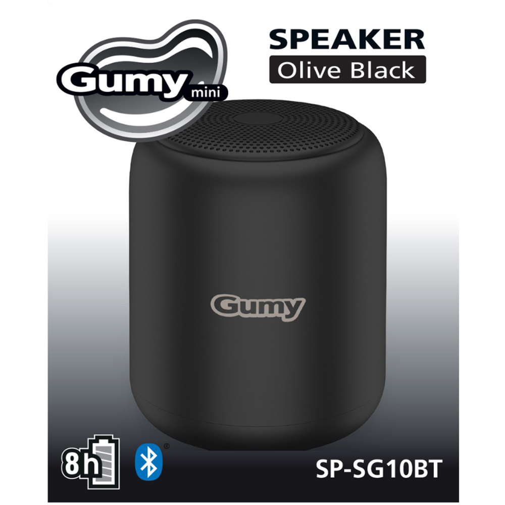Gumy Black Portable Wireless Bluetooth Speaker 5W Image 4