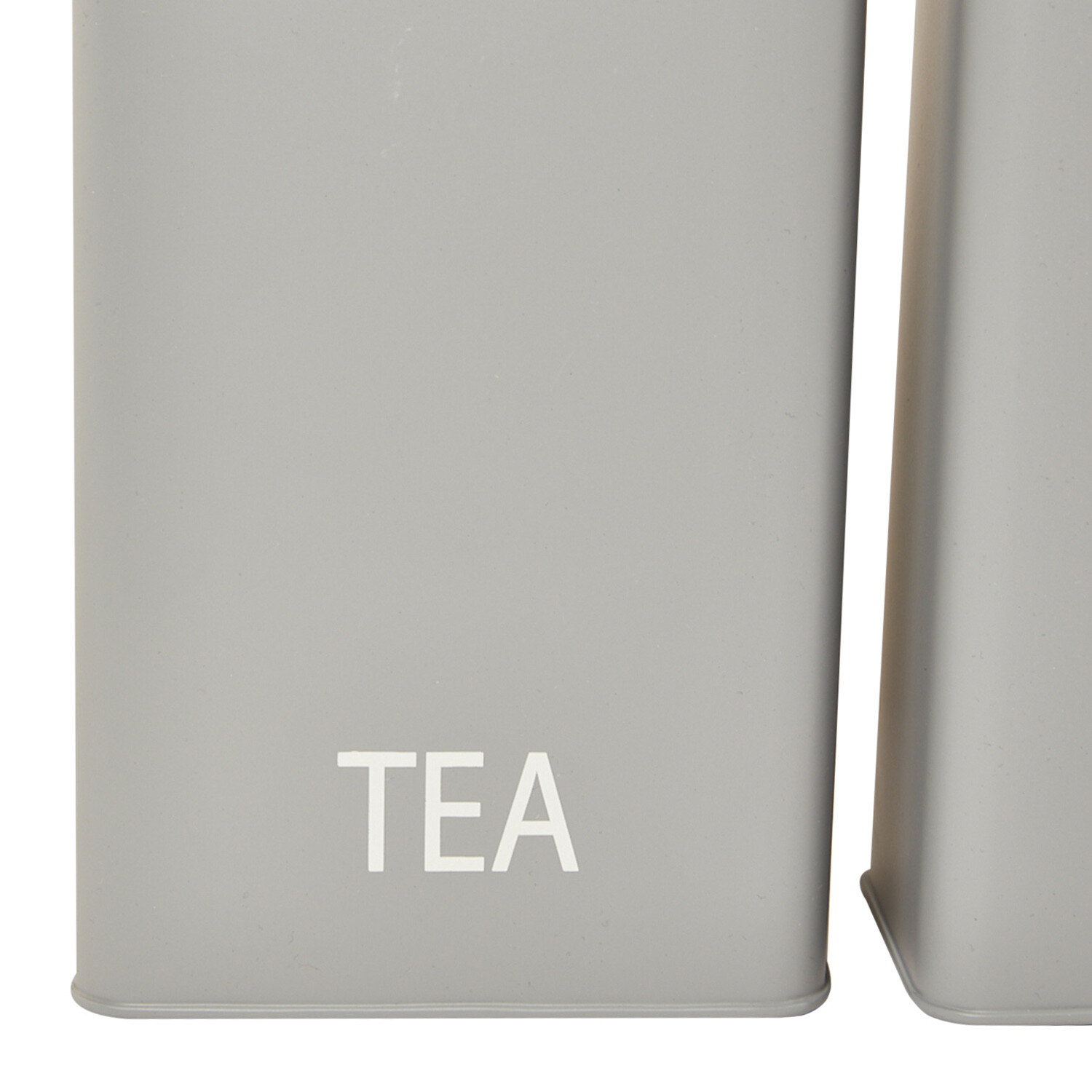 Grey Rectangular 3 Piece Canisters - Grey Image 6