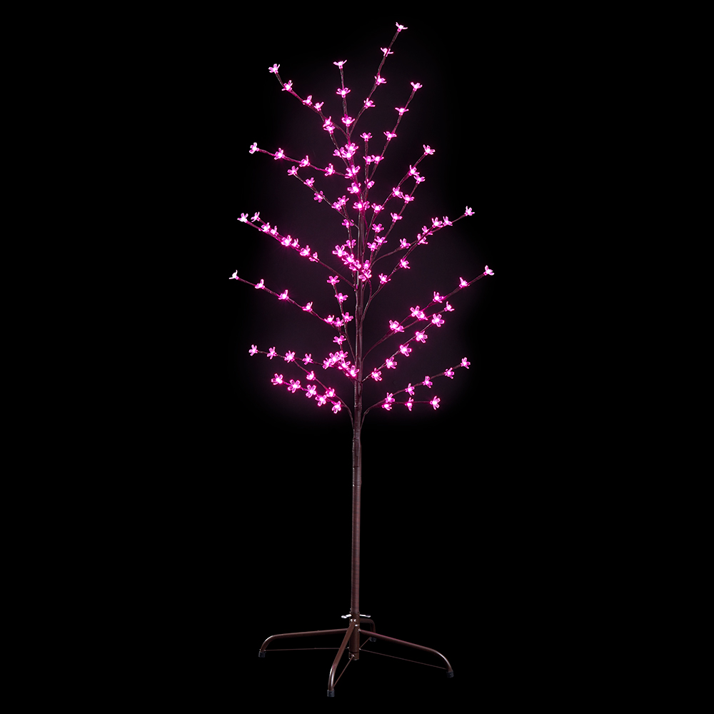 Wilko 5ft Pink Blossom Twig Tree Image 2