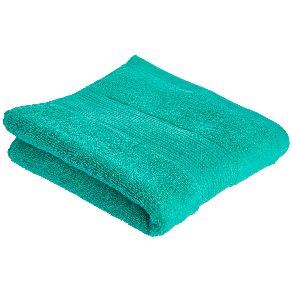 Wilko Supersoft Cotton Turquoise Hand Towel Wilko