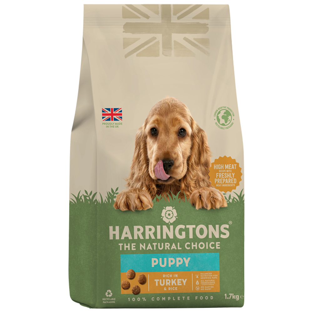 Harringtons Puppy Turkey and Rice Dog Food 1.7kg Image 1