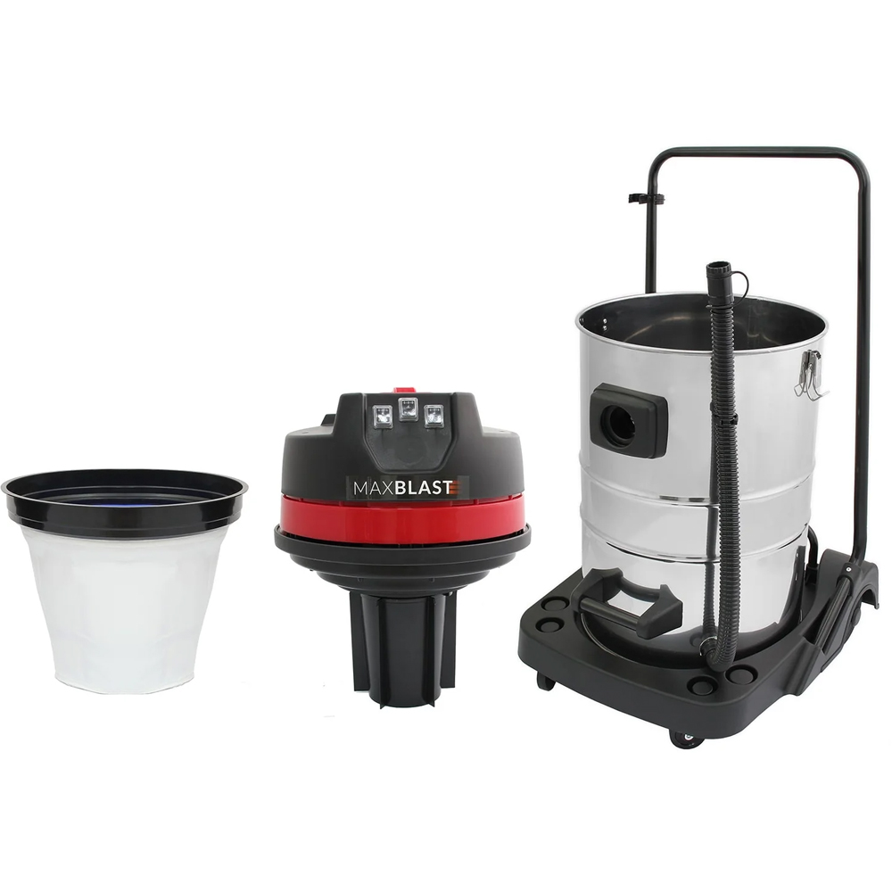 Maxblast Industrial Vacuum Cleaner with Floor Nozzle Attachment 80L Image 4