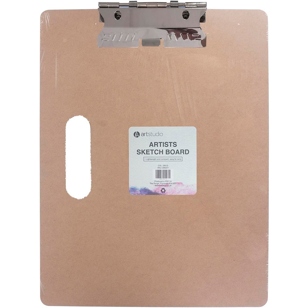 Art Studio Artists Sketch Board - Brown Image