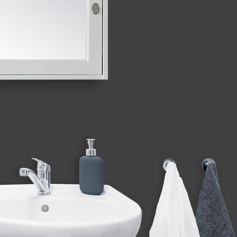 Wilko Bathroom Nearly Black Mid Sheen Emulsion Paint 2.5L Image 3