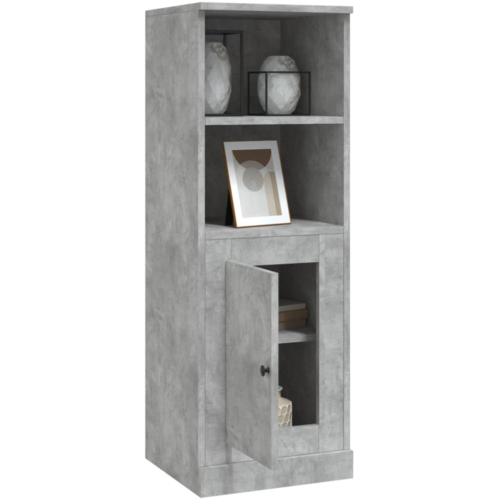 vidaXL 4 Door 2 Drawer Grey Sonoma Highboard Image 9