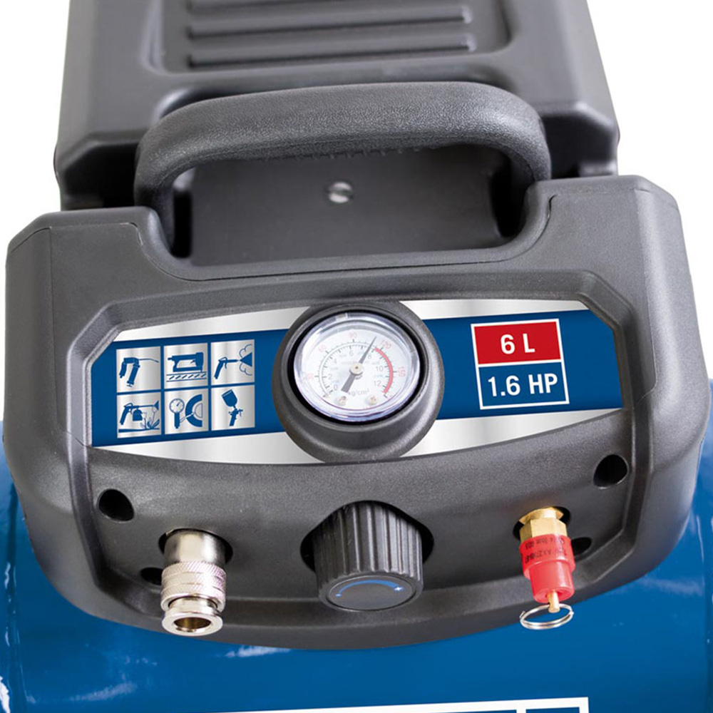 Scheppach 6L Portable Air Compressor Image 4