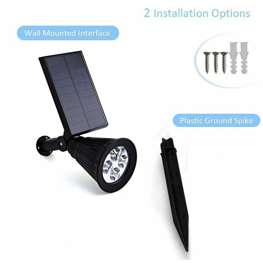 ExtraStar Solar LED Garden Spotlight with Light Sensor Image 3