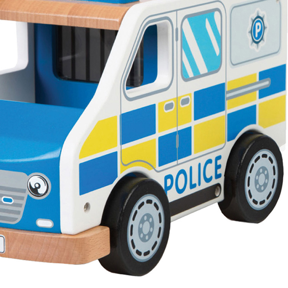 Tidlo Wooden Police Van Image 4