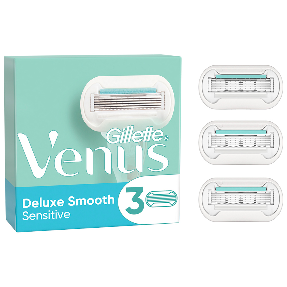 Venus Deluxe Smooth Sensitive Blades 3 Pack Image 2