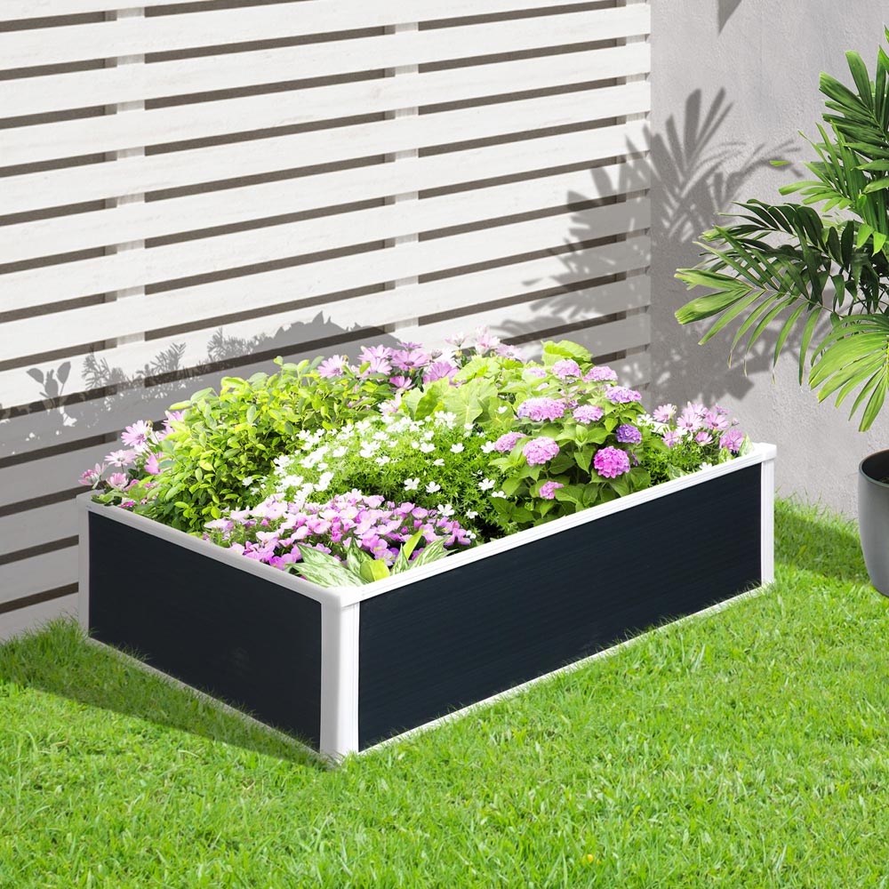 Outsunny Raised Planter Vegetable Pot Image 2