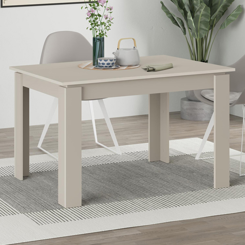Decortie Tolmen 6 Seater Sandstone Dining Table Image 1