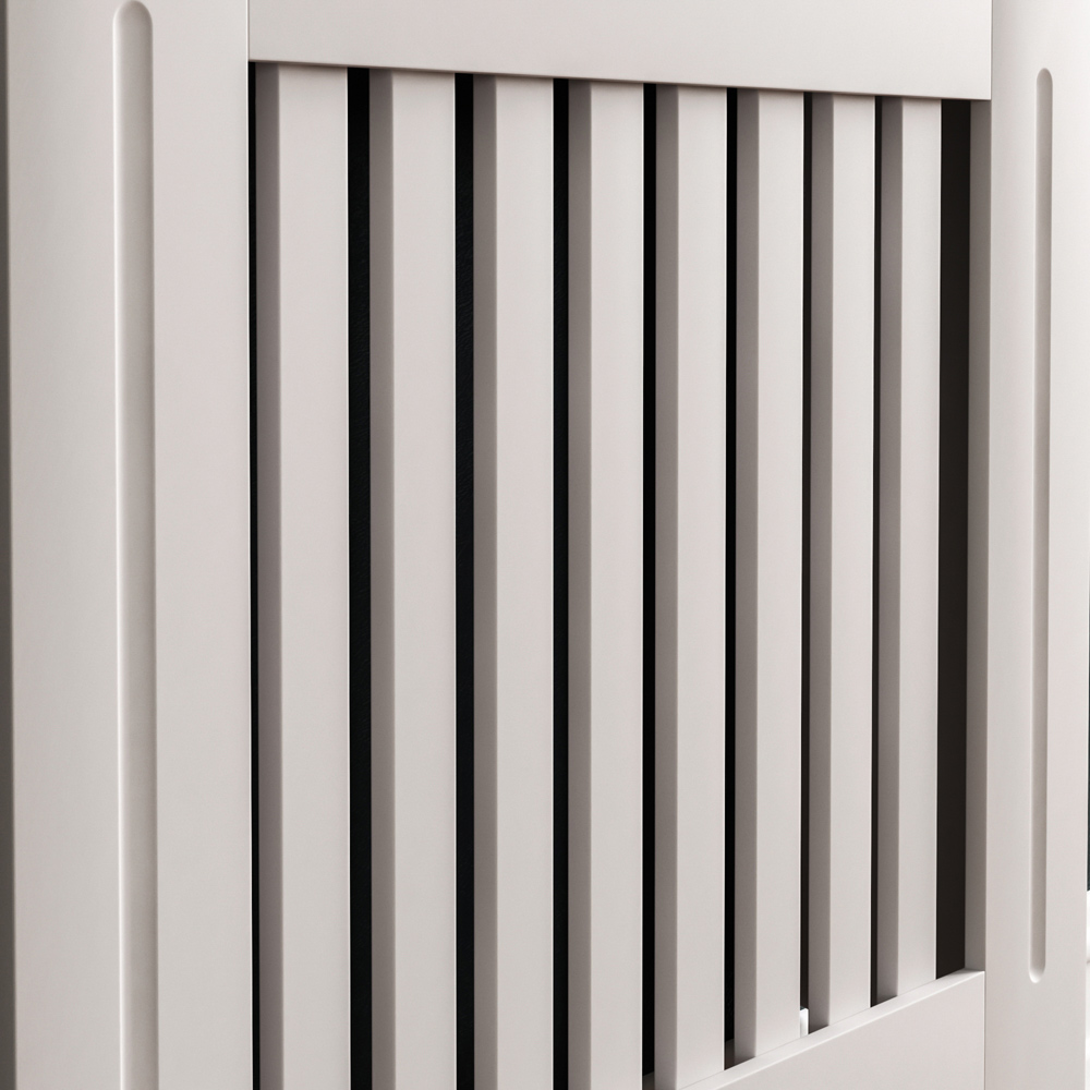 Vida Designs Arlington White Radiator Cover Small Image 5