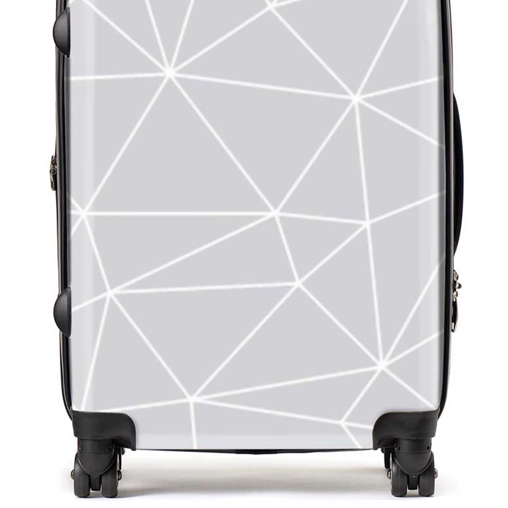 Warren Reed Designer Medium Geometric Triangle Pattern Suitcase Image 2