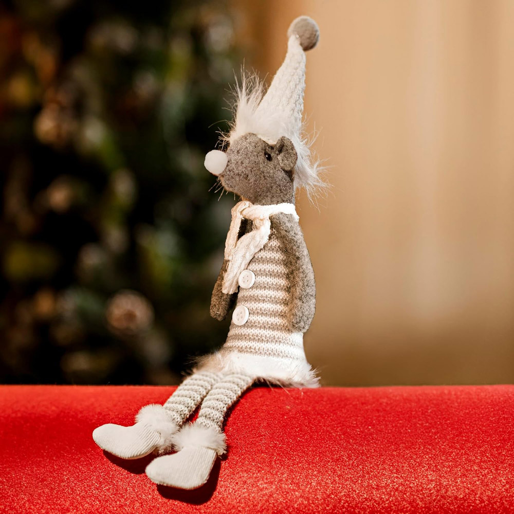 Marco Paul Silver Striped Mouse with Dangly Legs Image 2