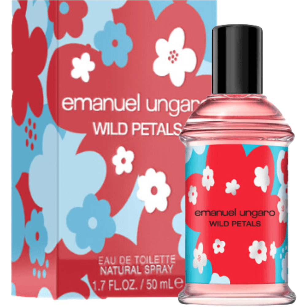 Emanuel Ungaro Wild Petals Women Eau De Toilette Spray 50ml Image 2