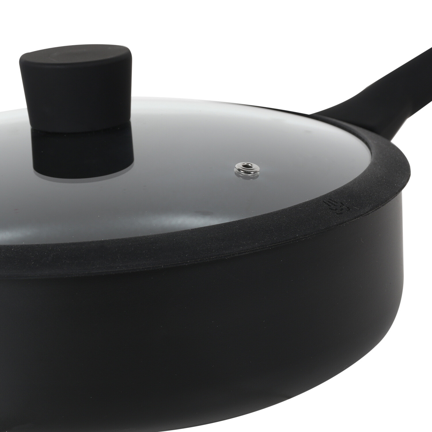 Soft Touch Non Stick Saucepan Set - Black / 18cm Saucepan Image 2