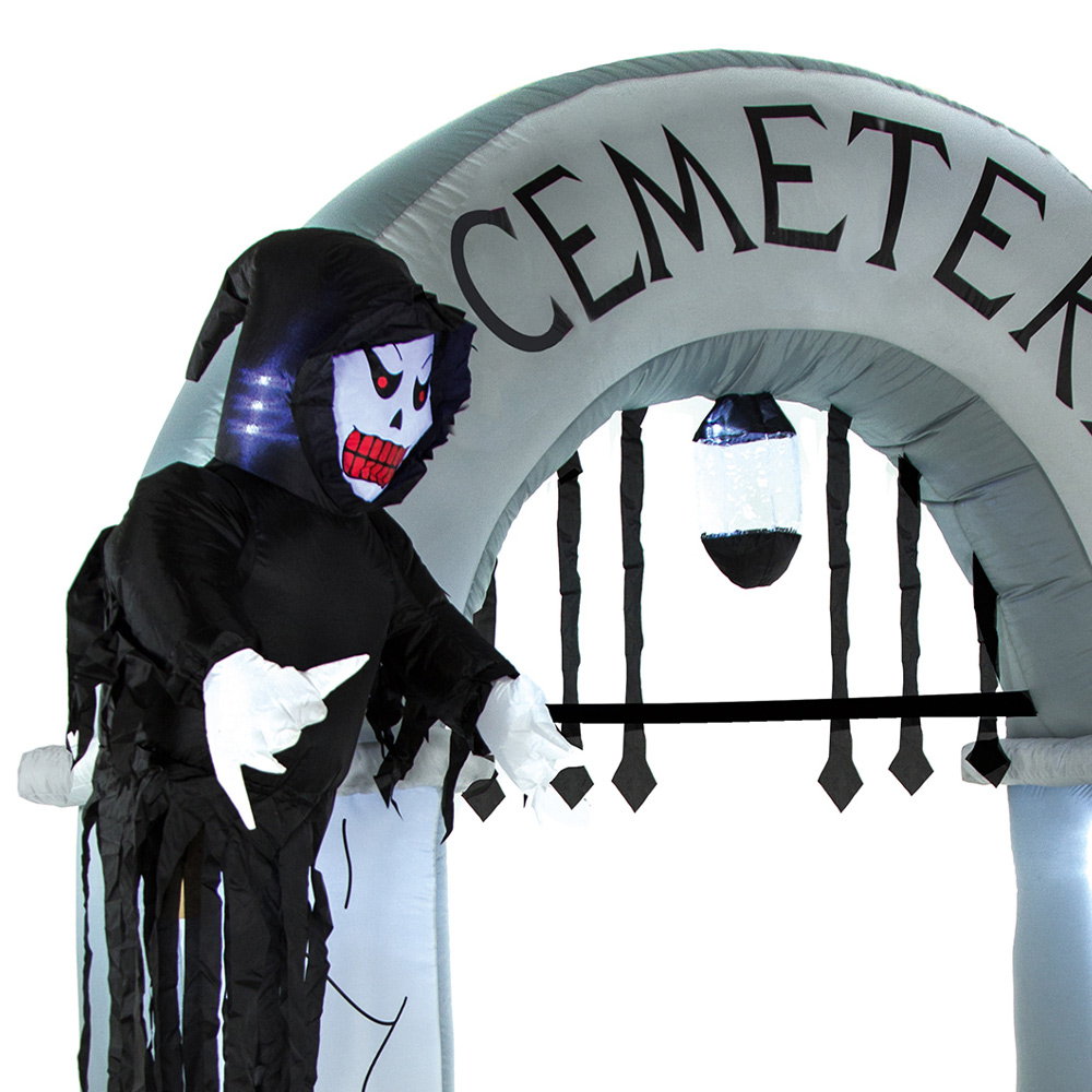 Premier Halloween Arch Light Up Inflatable 2.4m Image 2