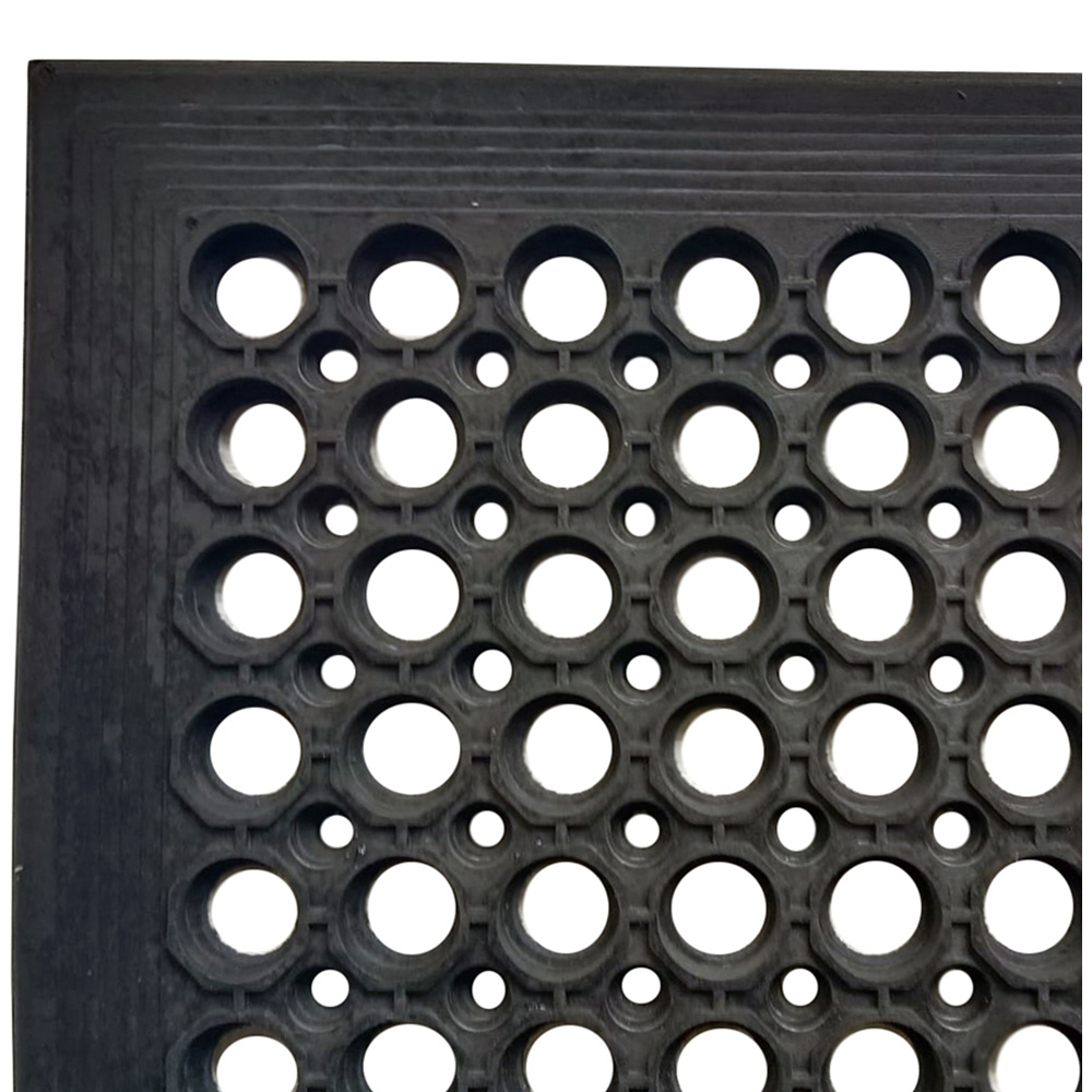 Floortex Doortex Open-Top Black Anti-Fatigue Mat 80 x 120cm Image 4