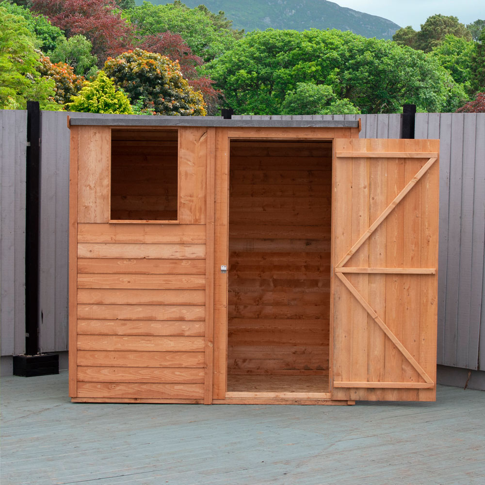 Shire 6 x 4ft Dip Treated Overlap Pent Shed Image 4